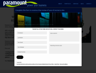 paramountwebsitedesign.com screenshot