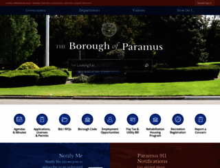 paramusborough.org screenshot
