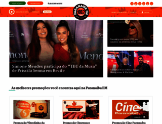 paranaibafm.com.br screenshot