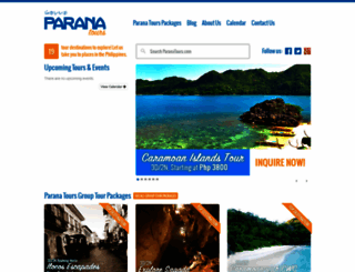 paranatours.com screenshot