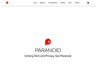 paranoid.com screenshot