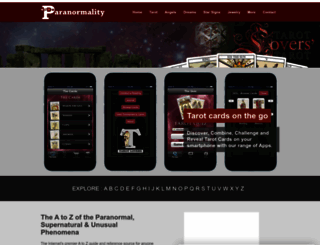paranormality.com screenshot