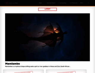 paranormalpapers.com screenshot