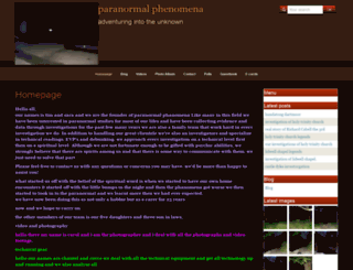 paranormalphenomena.doomby.com screenshot