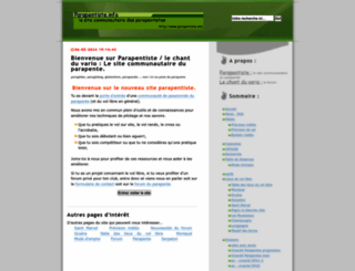 parapentiste.info screenshot