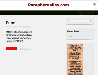 paraphernalias.com screenshot