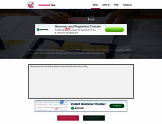 paraphrase-tool.net screenshot