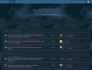 paraportal.org screenshot