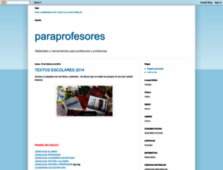 paraprofesorestusitio.blogspot.com screenshot