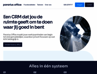 parariusoffice.nl screenshot