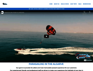 parasailingvilamoura.com screenshot