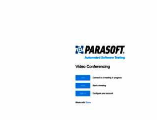 parasoft.zoom.us screenshot