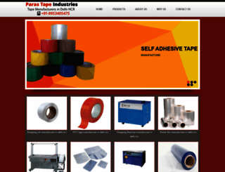 parastapeindustries.com screenshot