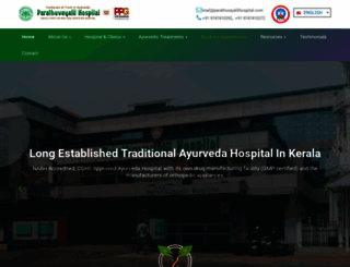 parathuvayalilhospital.com screenshot