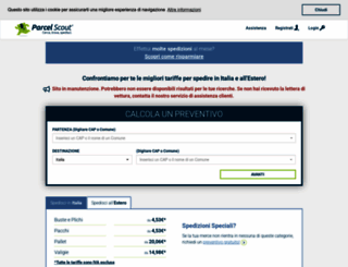 parcelscout.com screenshot
