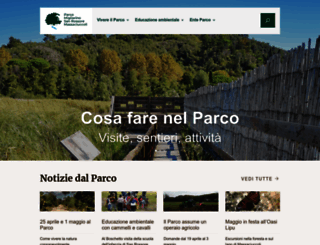parcosanrossore.org screenshot