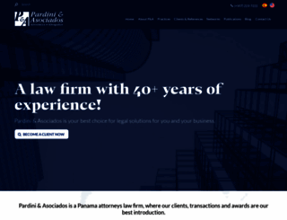 pardinilaw.com screenshot
