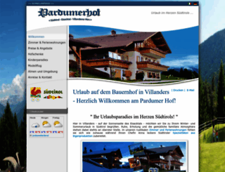 pardumerhof.com screenshot