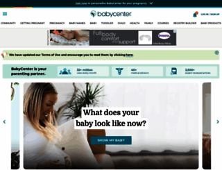 parentcenter.babycenter.com screenshot