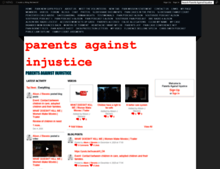parentsagainstinjustice.ning.com screenshot