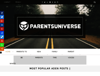 parentsuniverse.com screenshot