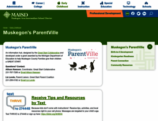 parentville.org screenshot