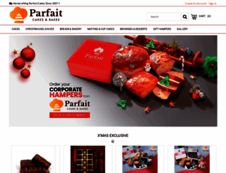 parfaitcakes.com screenshot