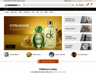parfemy.cz screenshot