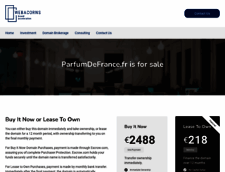 parfumdefrance.fr screenshot