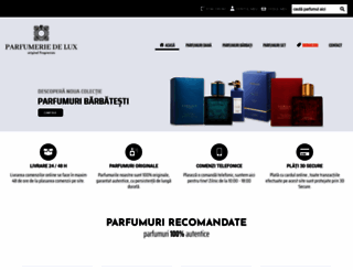 parfumeriedelux.ro screenshot