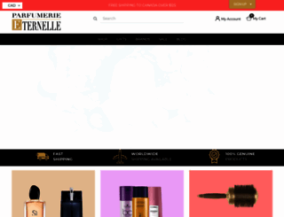 parfumerieeternelle.com screenshot