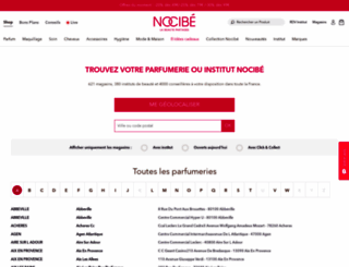 parfumeries-instituts.nocibe.fr screenshot