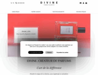parfums-divine.com screenshot