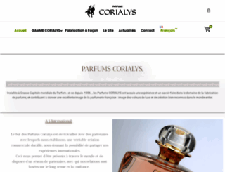 parfumscorialys.com screenshot