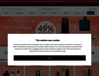 parfumswinkel.be screenshot
