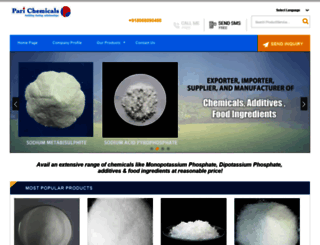 parichemicals.com screenshot