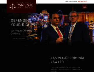 parientelaw.com screenshot