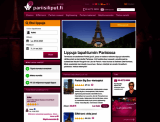 pariisiliput.fi screenshot