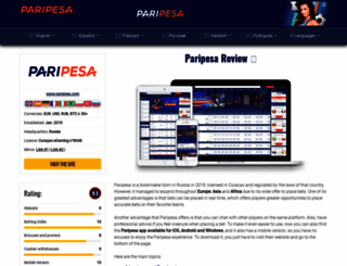 paripesabet.com screenshot