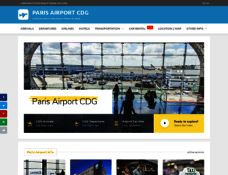paris-airport.info screenshot