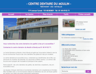 paris-centre-dentaire-du-moulin.fr screenshot