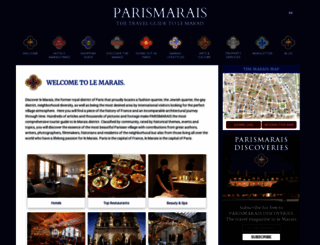 paris-marais.com screenshot