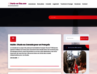 paris-on-line.com screenshot