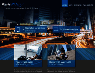 paris-rider.com screenshot