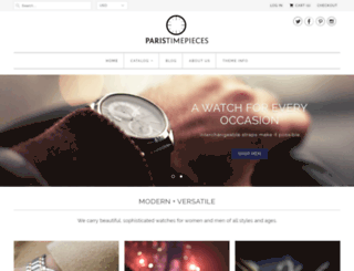 paris-timepieces.myshopify.com screenshot