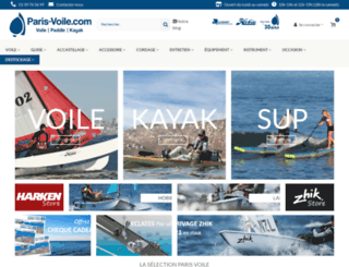 paris-voile.com screenshot