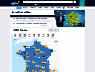 paris.lachainemeteo.com screenshot