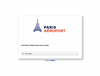 parisaeroport.fr screenshot