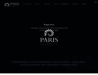 parisceramicsusa.com screenshot