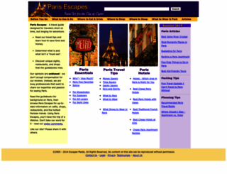 parisescapes.com screenshot
